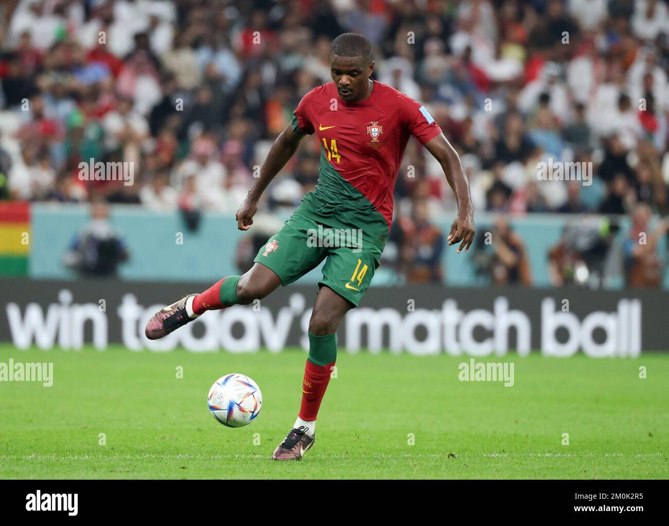 William Carvalho of Portugal during the FIFA World Cup 2022, Round of 16 football match between Portugal and Switzerland on December 6, 2022 at Lusail Stadium in Al Daayen, Qatar - Photo Jean Catuffe / DPPI Stock Photo