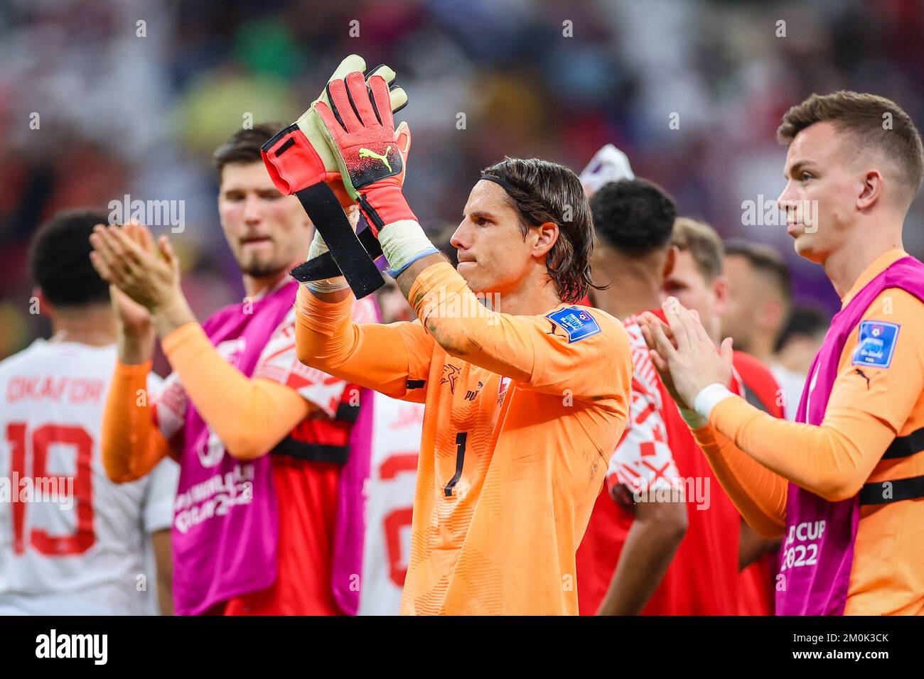 Doha, Qatar. 06th Dec, 2022. Yann Sommer of Switzerland during a match against Portugal valid for the round of 16 of the FIFA World Cup at Lusail Stadium, in Doha, Qatar. December 06, 2022 Credit: Brazil Photo Press/Alamy Live News Stock Photo