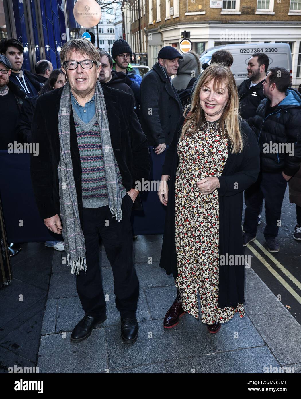 London, UK. 06th Dec, 2022. Giles Wood and Mary Killen seen attending the TRIC Christmas Lunch 2022 at the Londoner Hotel in London. Credit: SOPA Images Limited/Alamy Live News Stock Photo