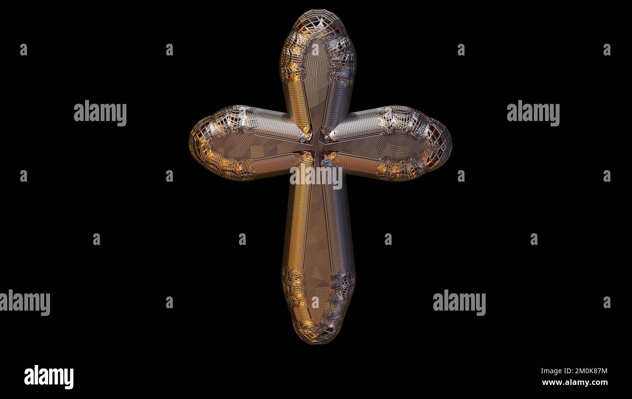 A 3D Illustration of the Christian cross. Artists, Designers, Pattern ...