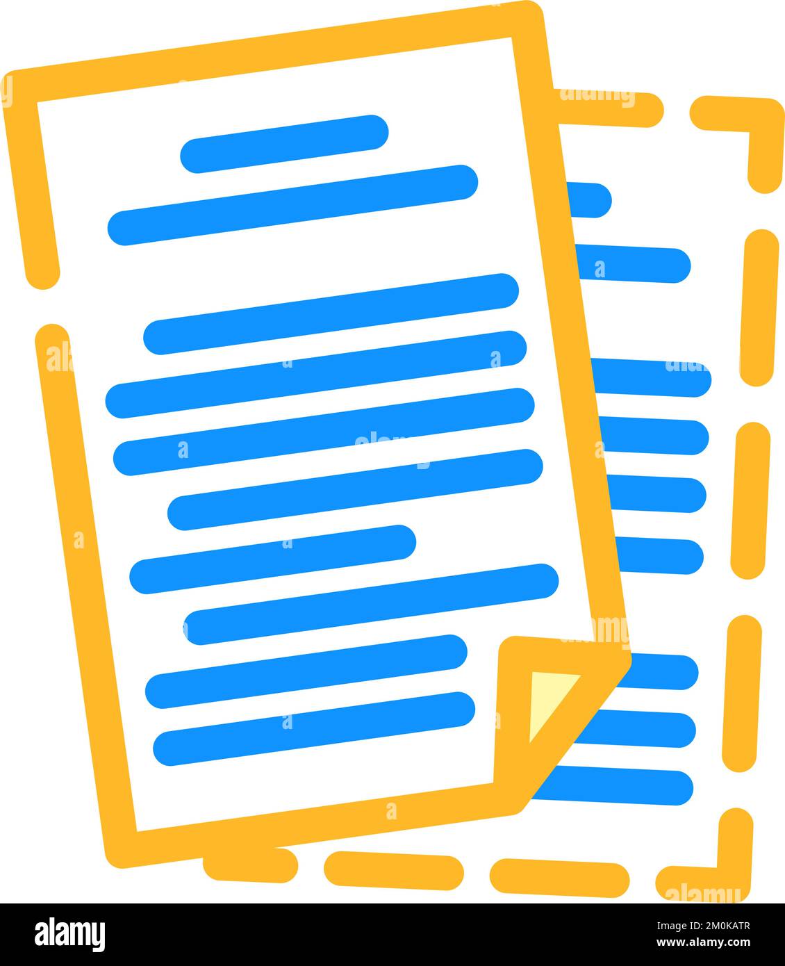 office folder color icon vector illustration Stock Vector Image & Art ...