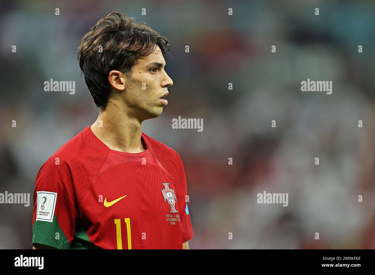 Doha, Qatar. 06th Dec, 2022. João Félix de Portugal, durante a partida entre Portugal e Suíça, pelas oitavas de final da Copa do Mundo FIFA Qatar 2022, no Estádio Lusail, nesta terça-feira 06. Photo by Heuler Andrey/DiaEsportivo/Pressinphoto/Sipa USA) Credit: Sipa USA/Alamy Live News Stock Photo