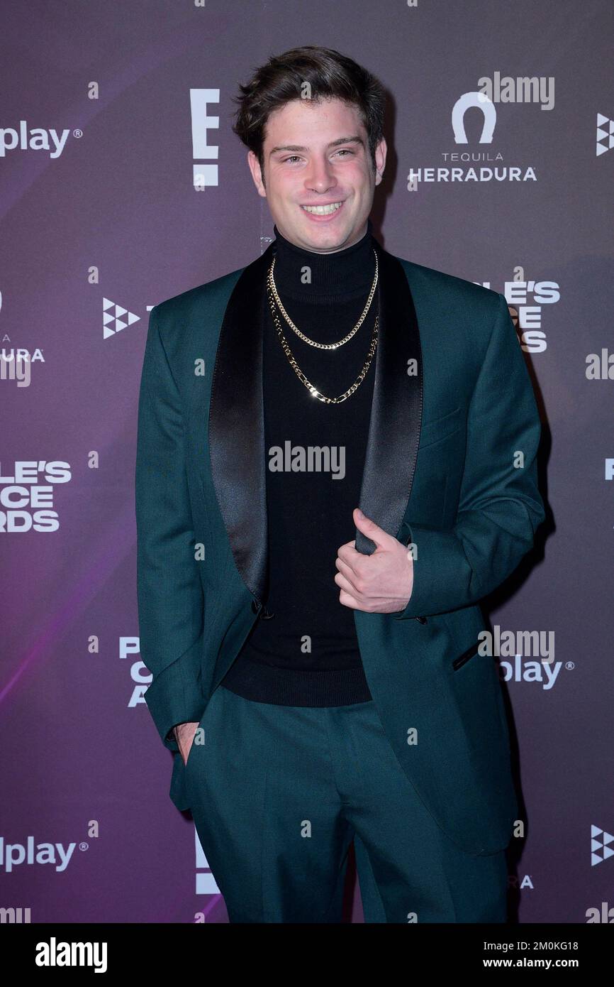 Mexico City, Mexico. 6th Dec, 2022. Nicolas Haza attends the red carpet of  People's Choice Awards Viewing Party 2022 at Universal Pictures Mexico. on  December 6, 2022 in Mexico City, Mexico. (Credit