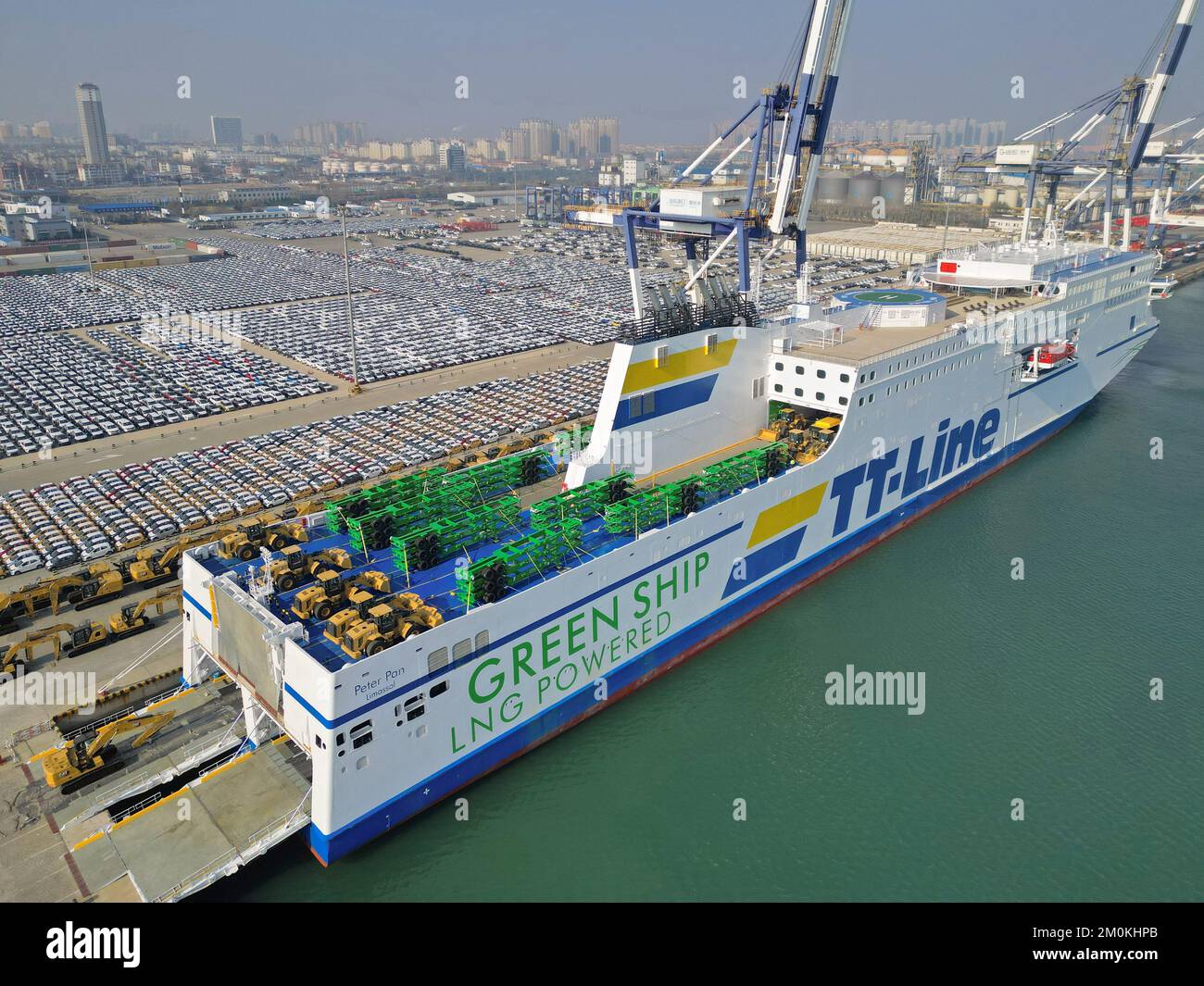 YANTAI, CHINA - DECEMBER 7, 2022 - "Peter Pan", an LNG powered