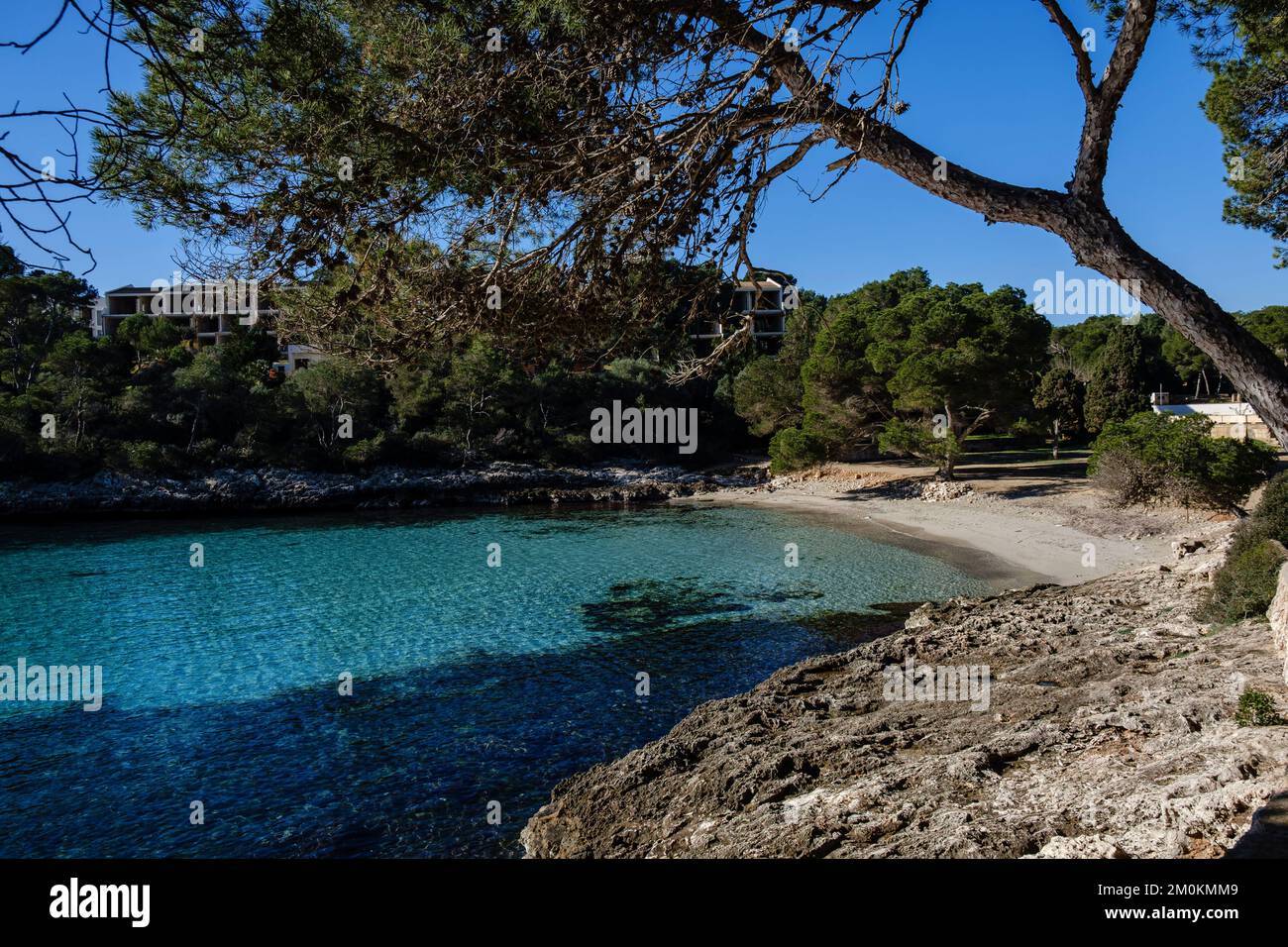 Caló de sa Torre, Porto Petro, Santanyi, Mallorca, Balearic Islands, Spain Stock Photo