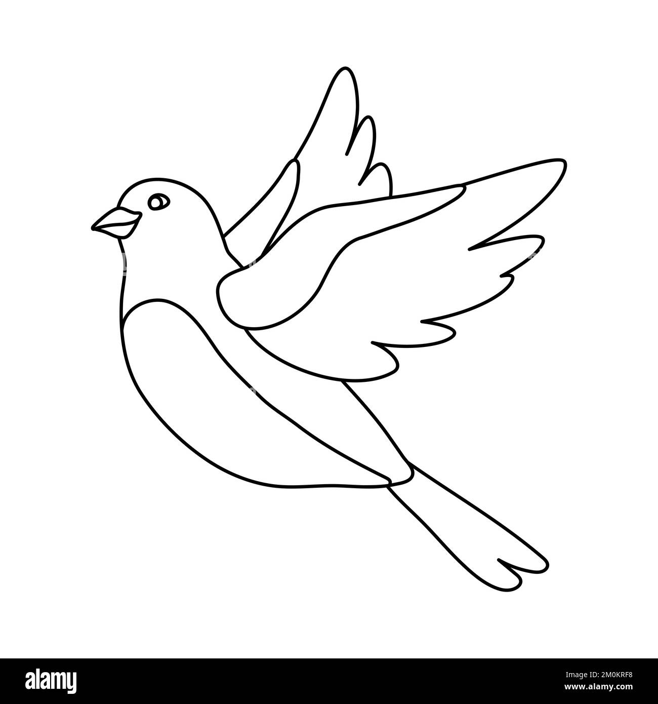 flying-bird-drawing