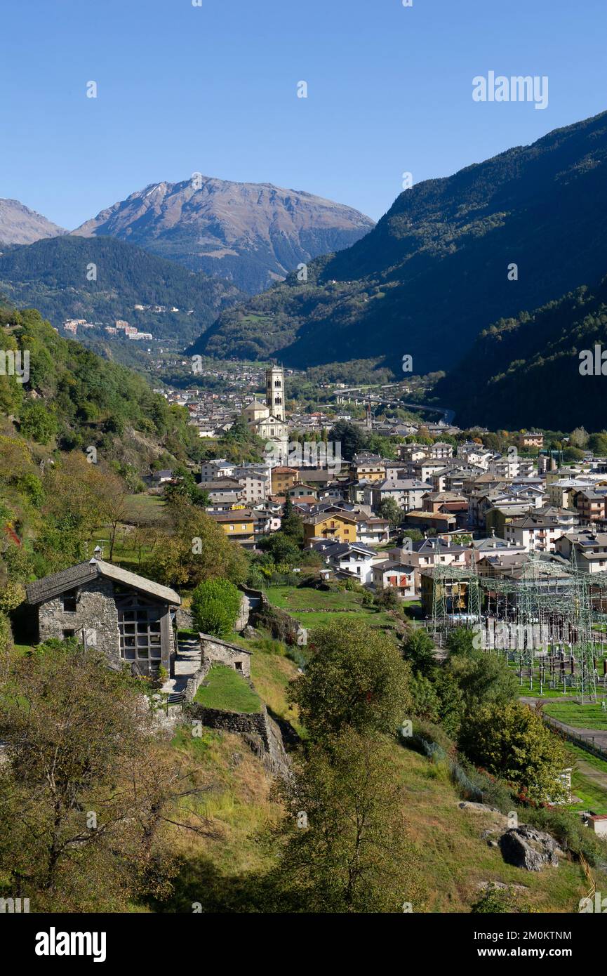 Europe, Italy, Lombardy, Valtellina, Grosio, Stock Photo