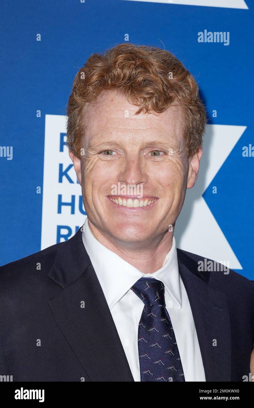 New York City, United States. 06th Dec, 2022. Joe Kennedy III (3rd from