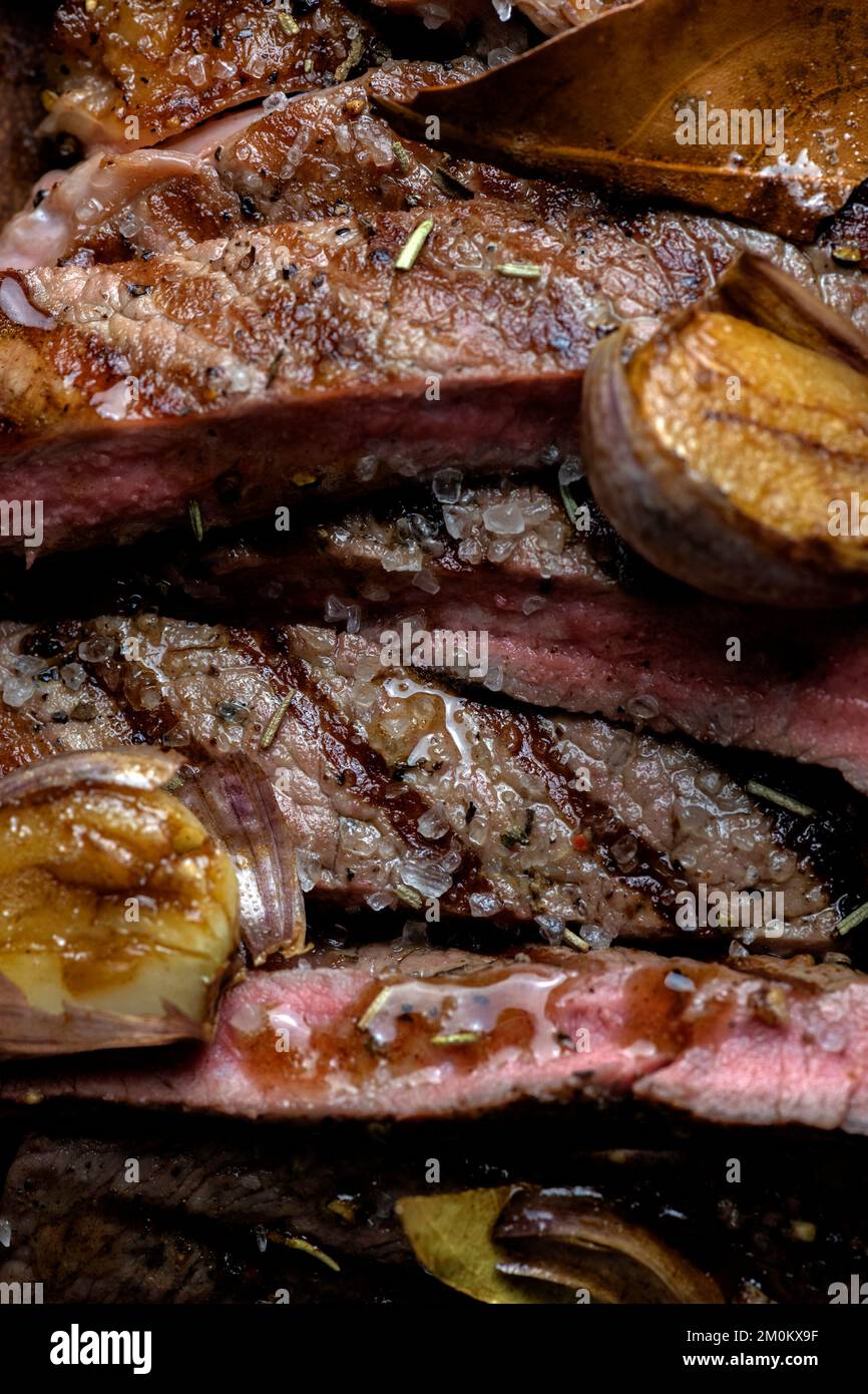 Medium Rare Sirloin Steak Close Up Stock Photo Alamy medium-rare-sirloin-steak-close-up-stock-photo-alamy