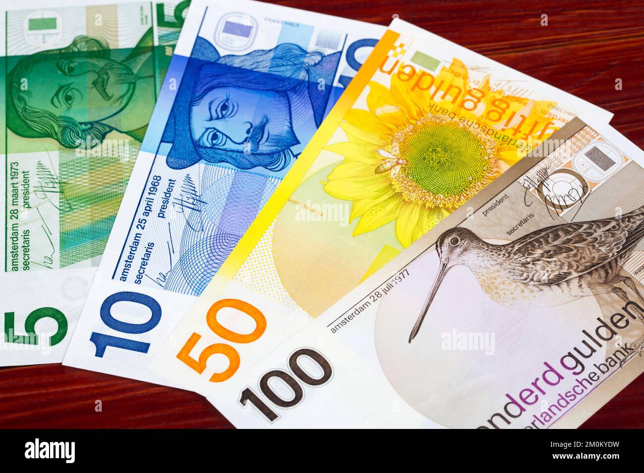 Dutch money guilder a business background Stock Photo Alamy