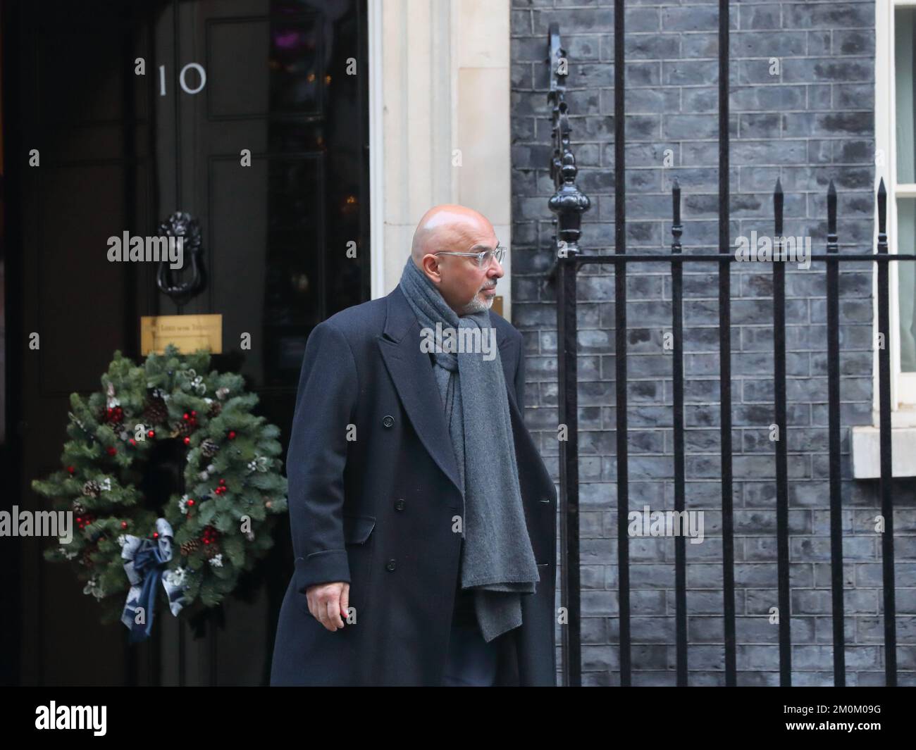 Downing Street, London, UK. 6th Dec, 2022. Minister without Portfolio Nadhim Zahawi leaves after the weekly Cabinet Meeting at No 10 Downing Street. Stock Photo