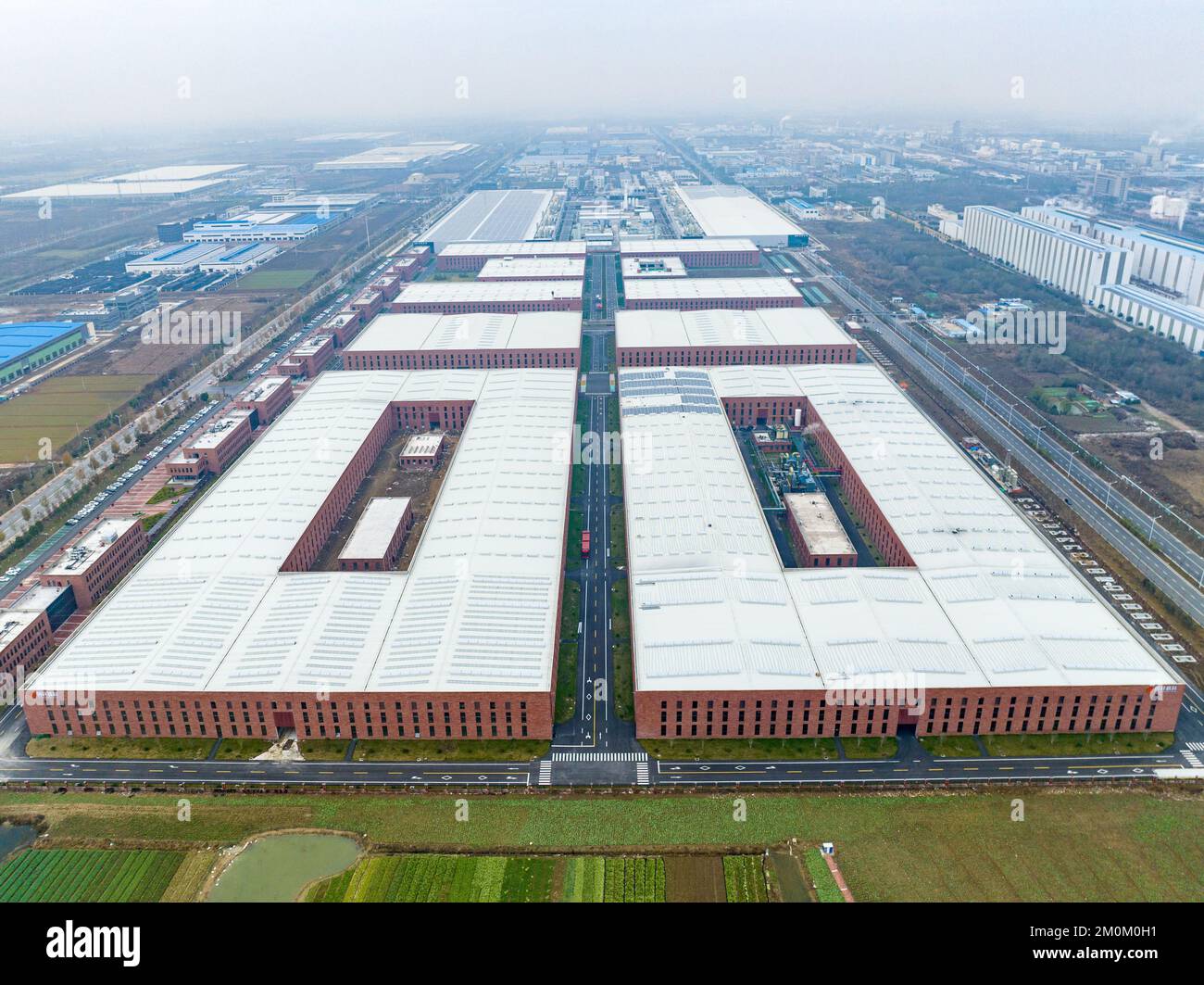 HEFEI, CHIAN DECEMBER7, 2022 Aerial photo shows the general view of