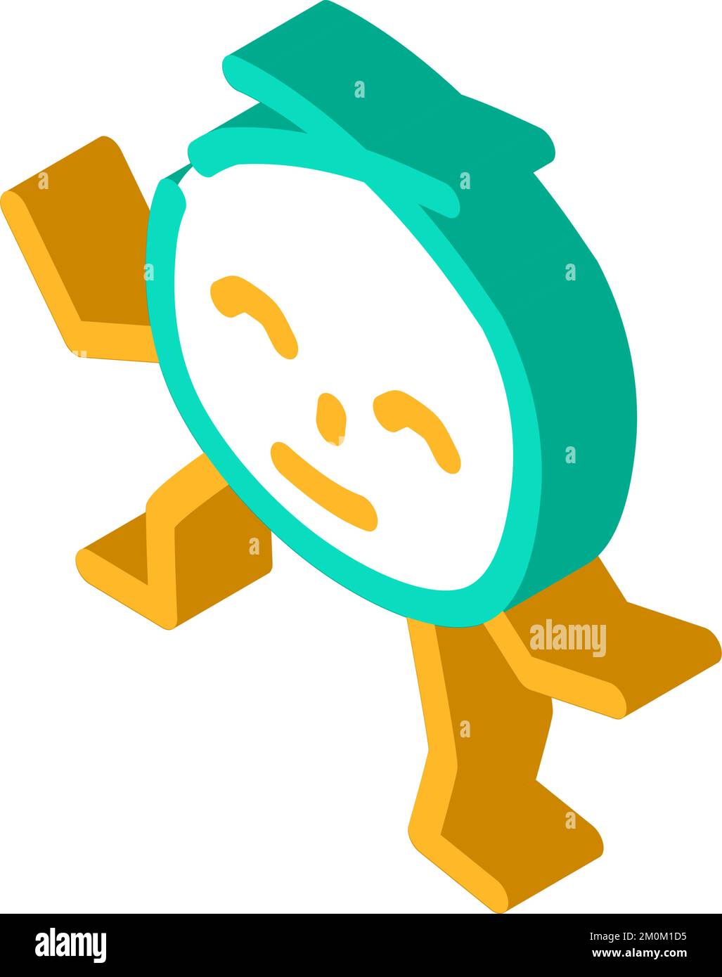 circle geometric character isometric icon vector illustration Stock ...