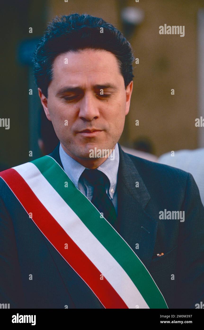 Italian politician Francesco Rutelli mayor of Rome, Italy 1994 Stock ...