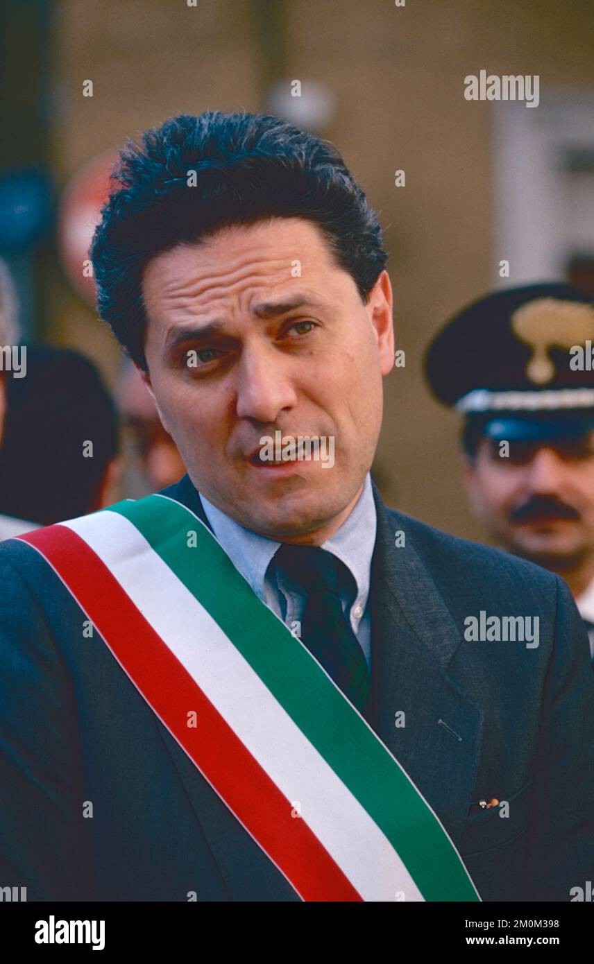 Italian politician Francesco Rutelli mayor of Rome, Italy 1994 Stock ...