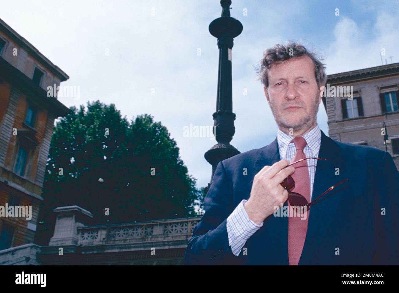 Italian philosopher Gianni Vattimo, Rome, Italy 1994 Stock Photo - Alamy