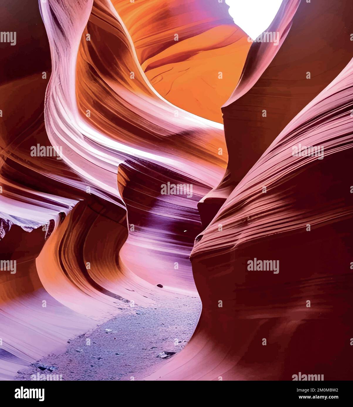 Canyon formation Stock Vector Images - Alamy