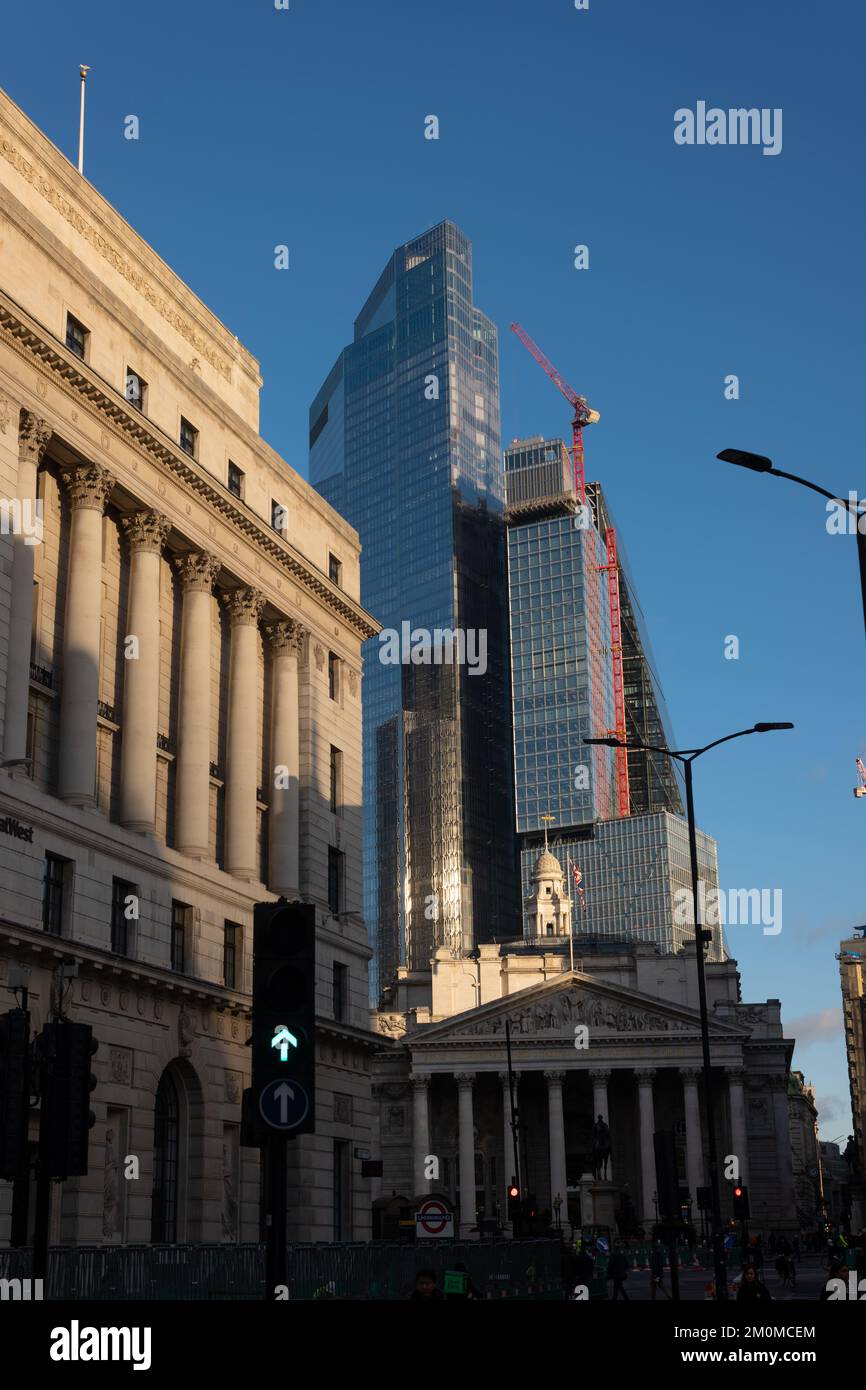 Financial district of the City of London, UK Stock Photo