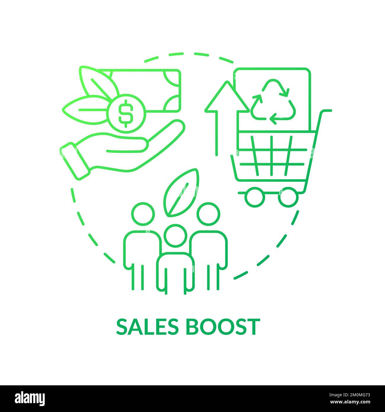 Sales boost Stock Vector Images - Alamy