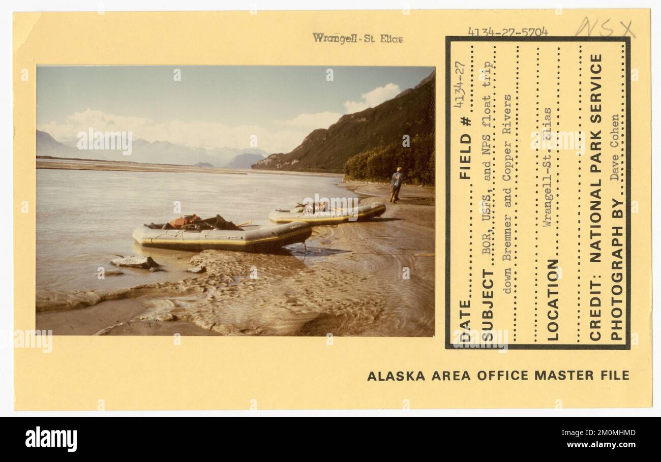 BOR, USFS, and NPS float trip down Bremner and Copper Rivers. Alaska