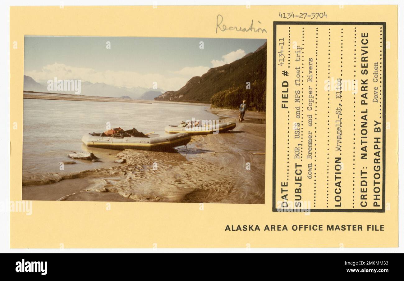 BOR, USFS and NPS float trip down Bremner and Copper Rivers. Alaska ...