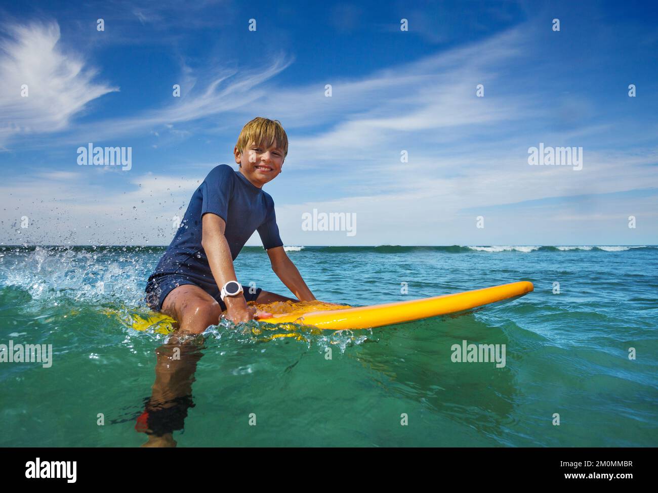 Teen surfing water wave hi-res stock photography and images - Alamy