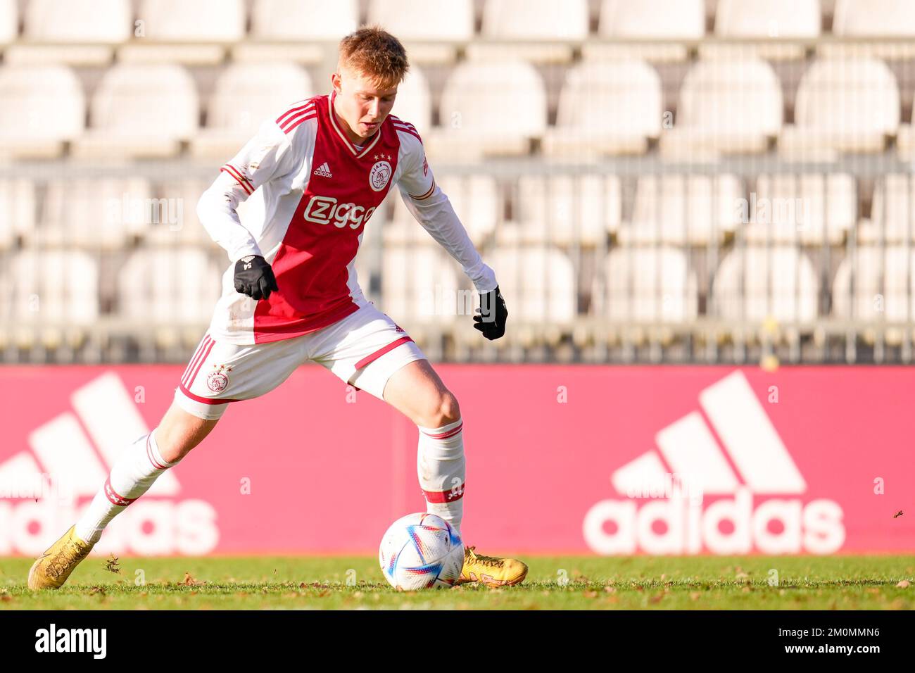 AMSTERDAM, NETHERLANDS DECEMBER 7 Kristian Hlynsson of Ajax during the Season Friendly match