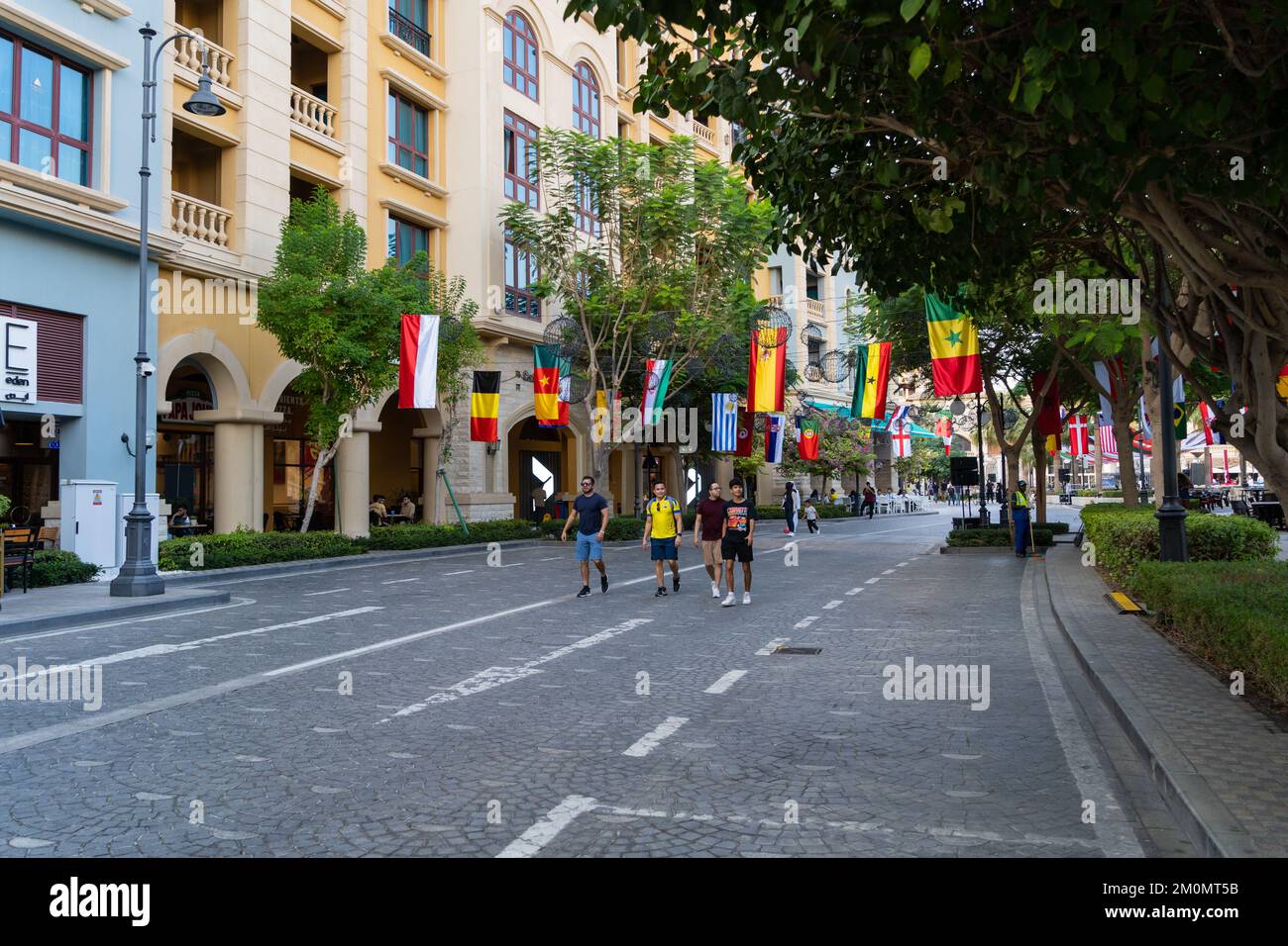 Medina Centrale in The Pearl District Doha, Qatar Stock Photo