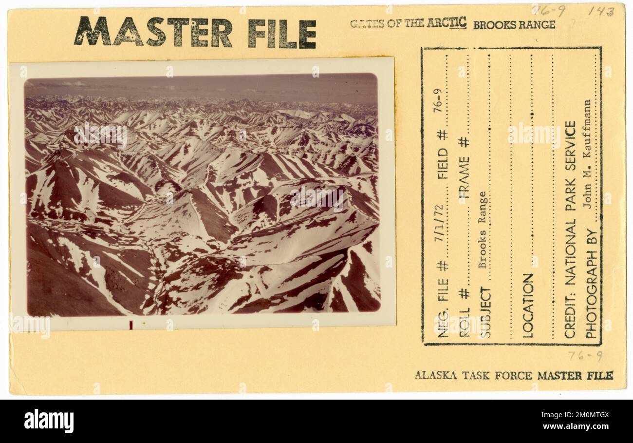 Brooks Range. Alaska Task Force Photographs Stock Photo - Alamy