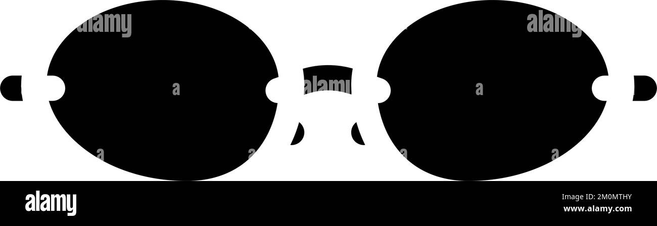 Retro glasses optical glyph hi-res stock photography and images - Alamy