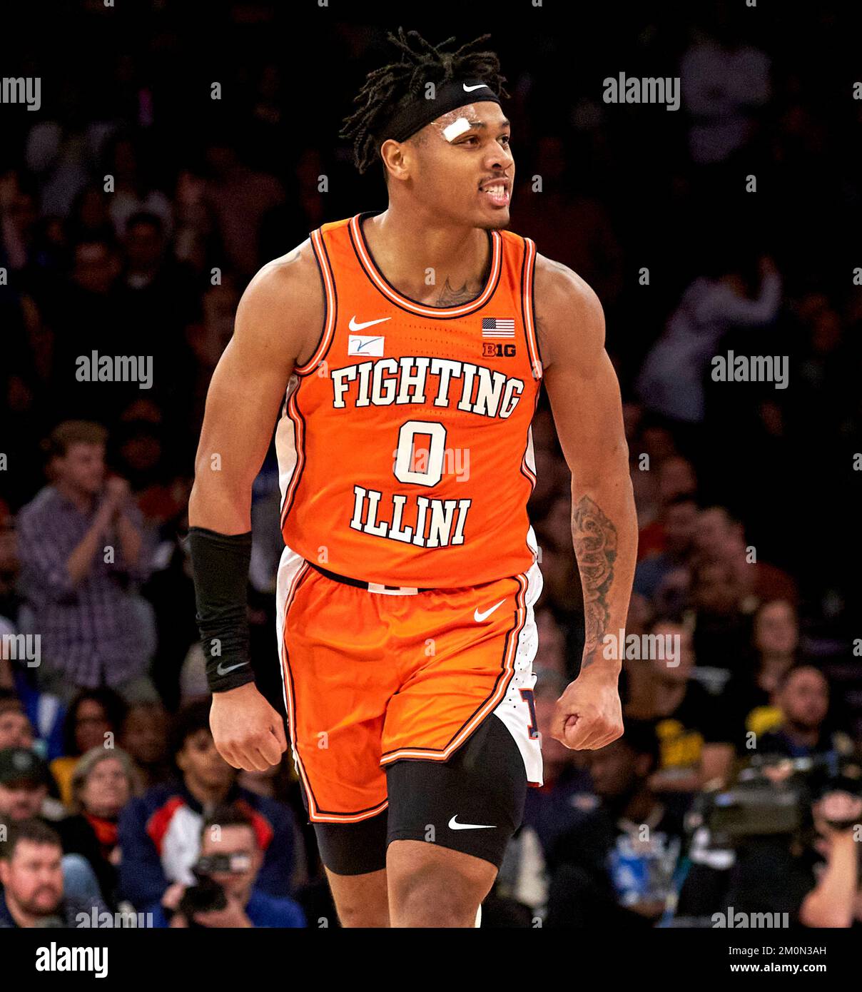 New York City, US, Dec 6, 2022. Illinois Fighting Illini Terrence