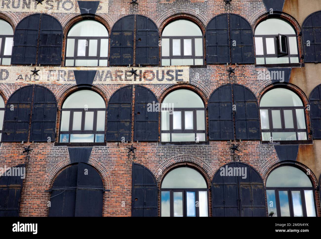 NEW YORK CITY The industrial Red Hook neighbourhood in Brooklyn, New York City Stock Photo Alamy