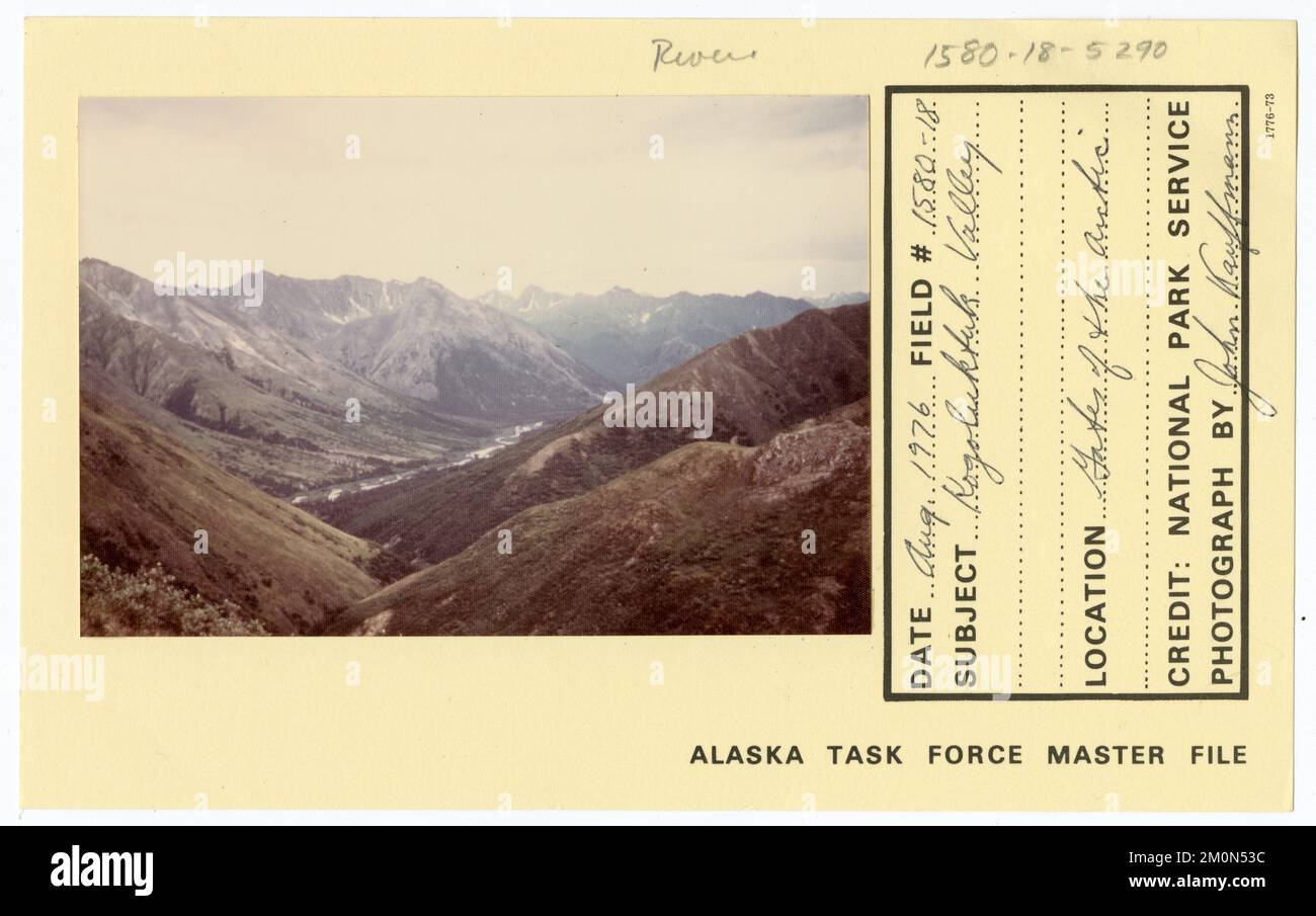 Kugluktuk Valley. Alaska Task Force Photographs Stock Photo Alamy
