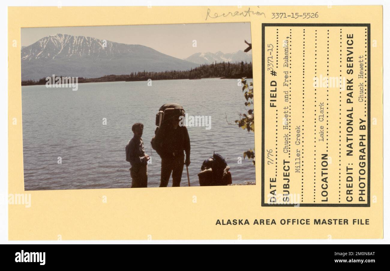Fred Ripp Alaska Chuck Hewett and Fred Eubanks, Miller Creek. Alaska Task Force ...