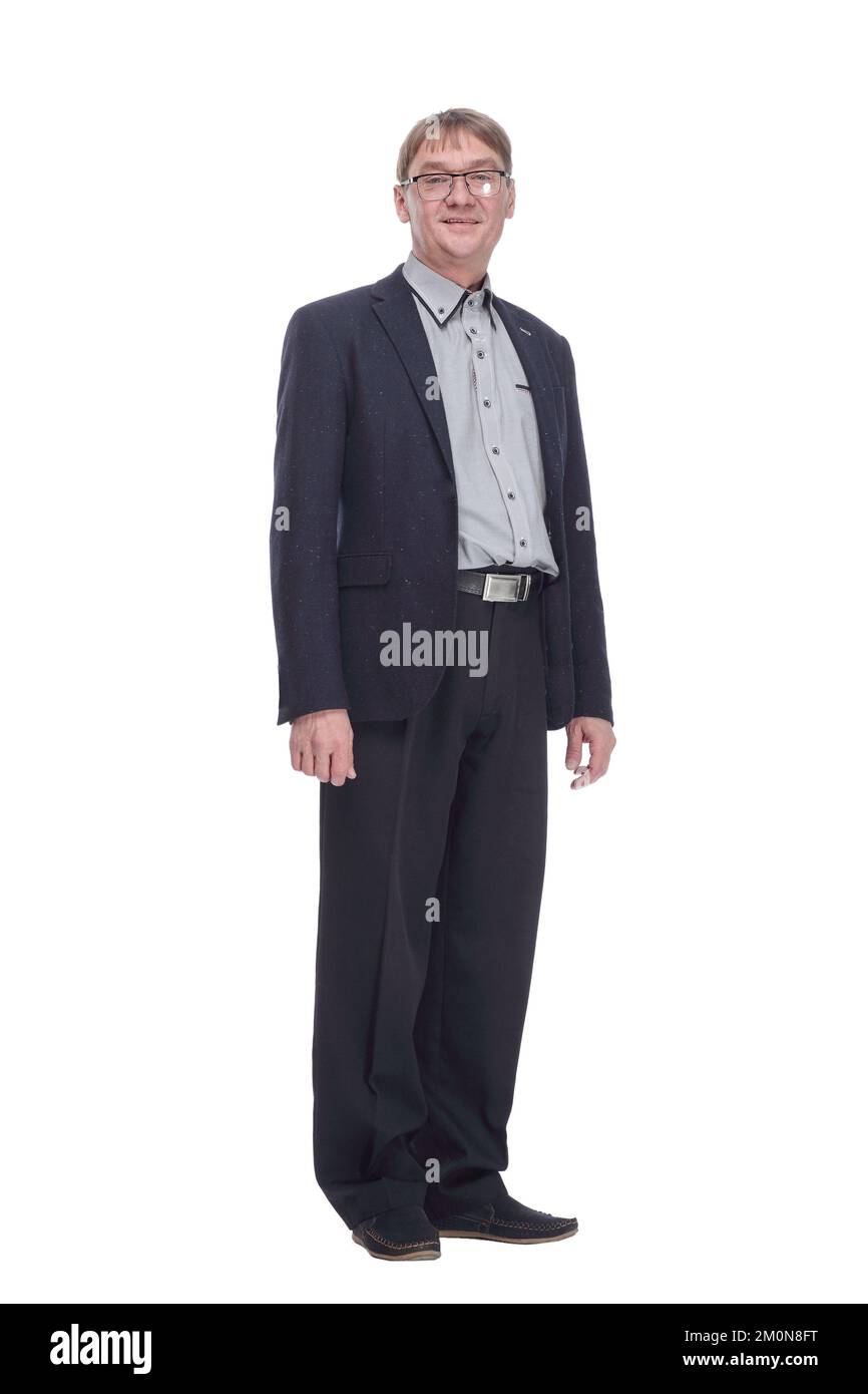 Pensioner man suit Cut Out Stock Images & Pictures - Alamy