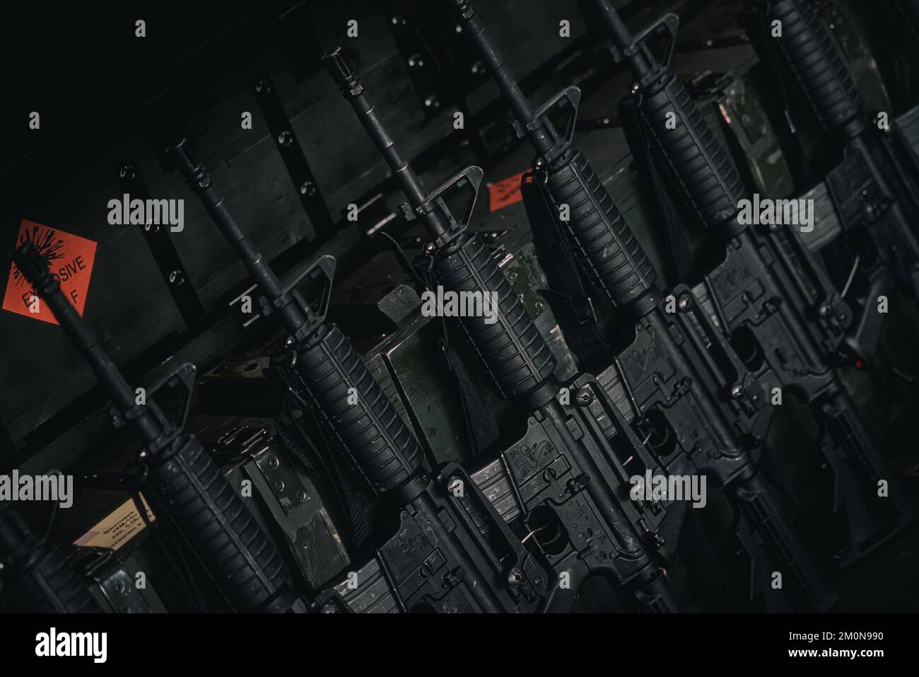 AR15 type semiautomatic rifles, XM 15 E2S produced by Bushmaster