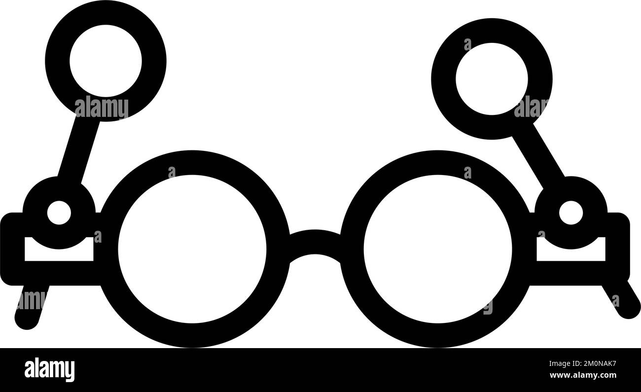 ocular glasses optical line icon vector illustration Stock Vector Image ...