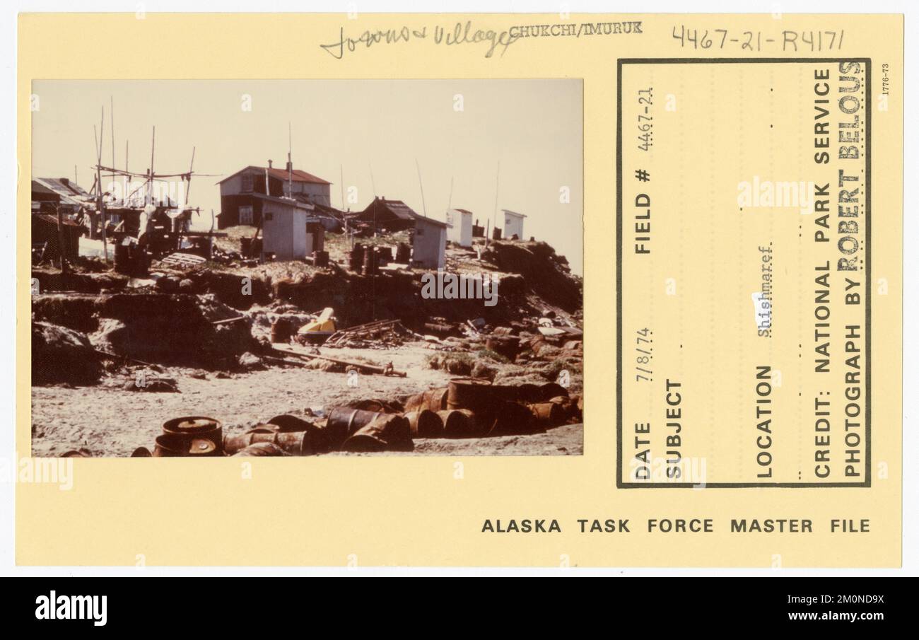 Shishmaref. Alaska Task Force Photographs Stock Photo Alamy