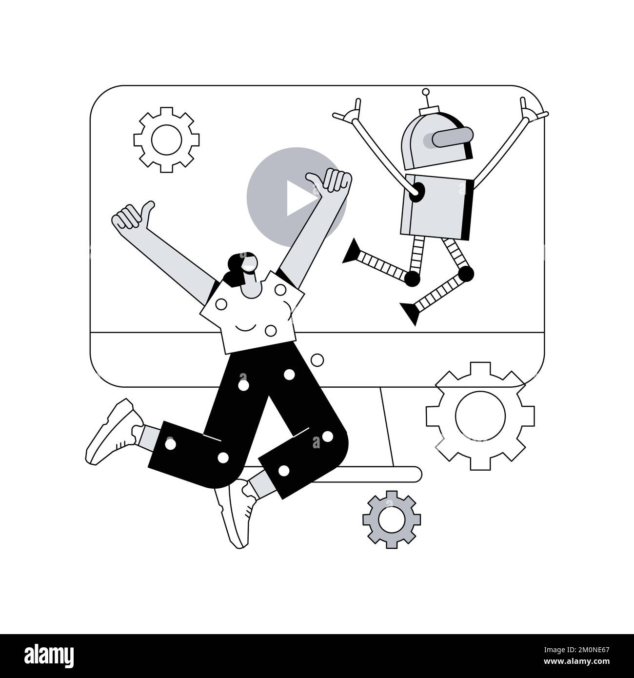 Special effects design abstract concept vector illustration. Special