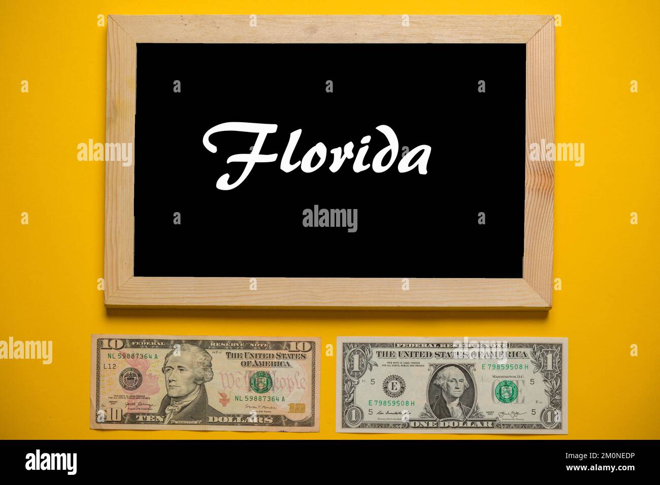 The Minimum Wage in Florida at 11.00 per hour Stock Photo Alamy