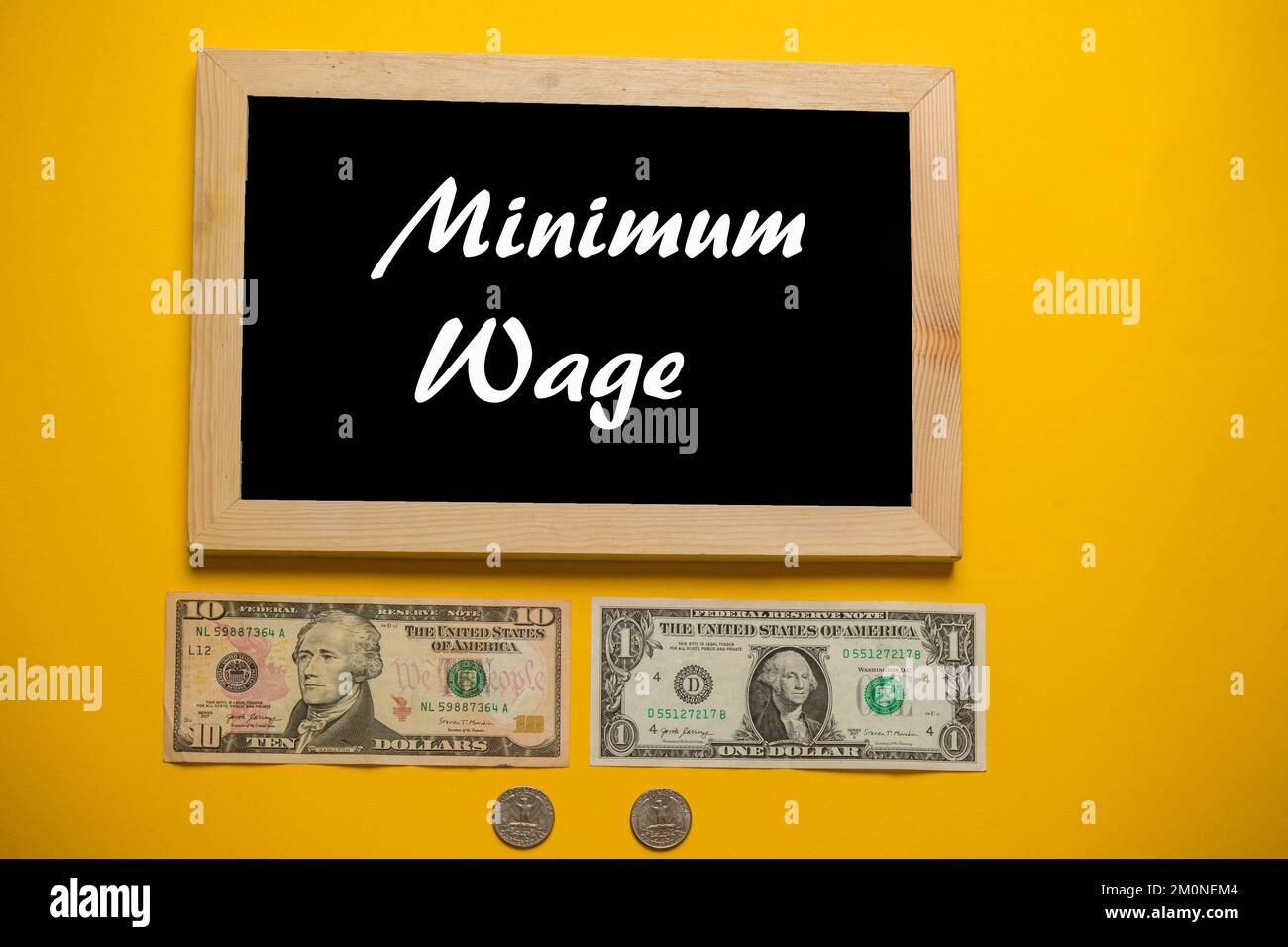 The Minimum Wage in New Mexico at 11.50 Stock Photo Alamy