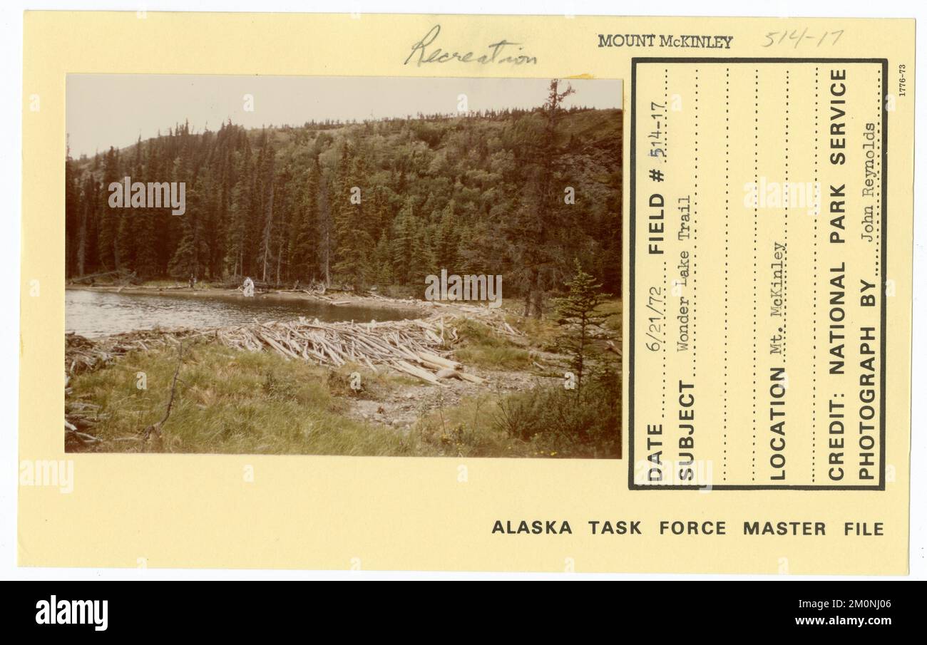 Wonder Lake Trail. Alaska Task Force Photographs Stock Photo Alamy