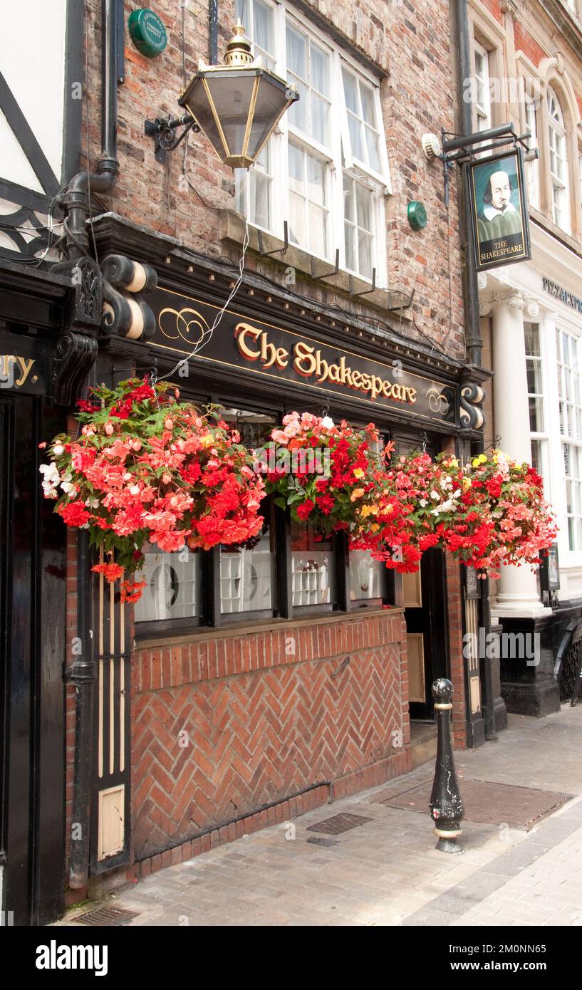 The Shakespeare Pub, Durham. Co Durham, Tyne and Wear, UK Stock Photo