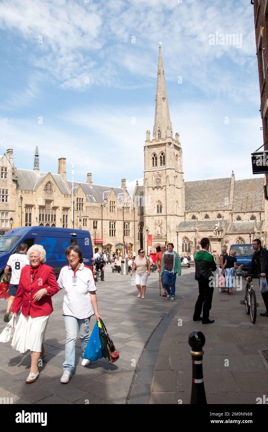 Market Square, Durham. Co Durham, Tyne and Wear, UK Stock Photo