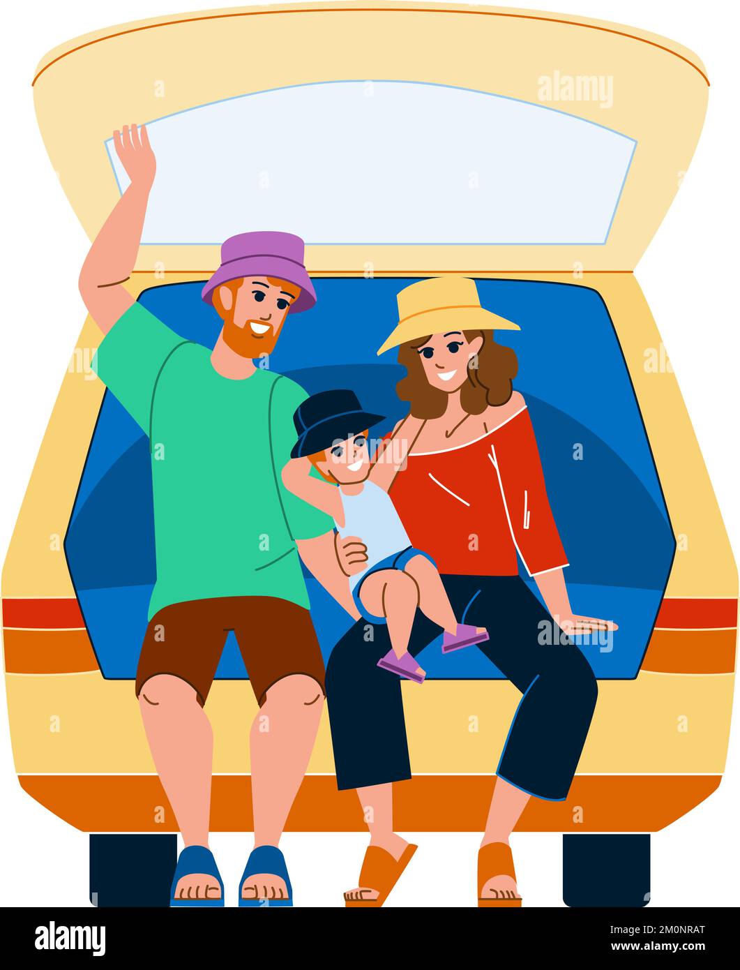 family trip vector Stock Vector Image & Art Alamy