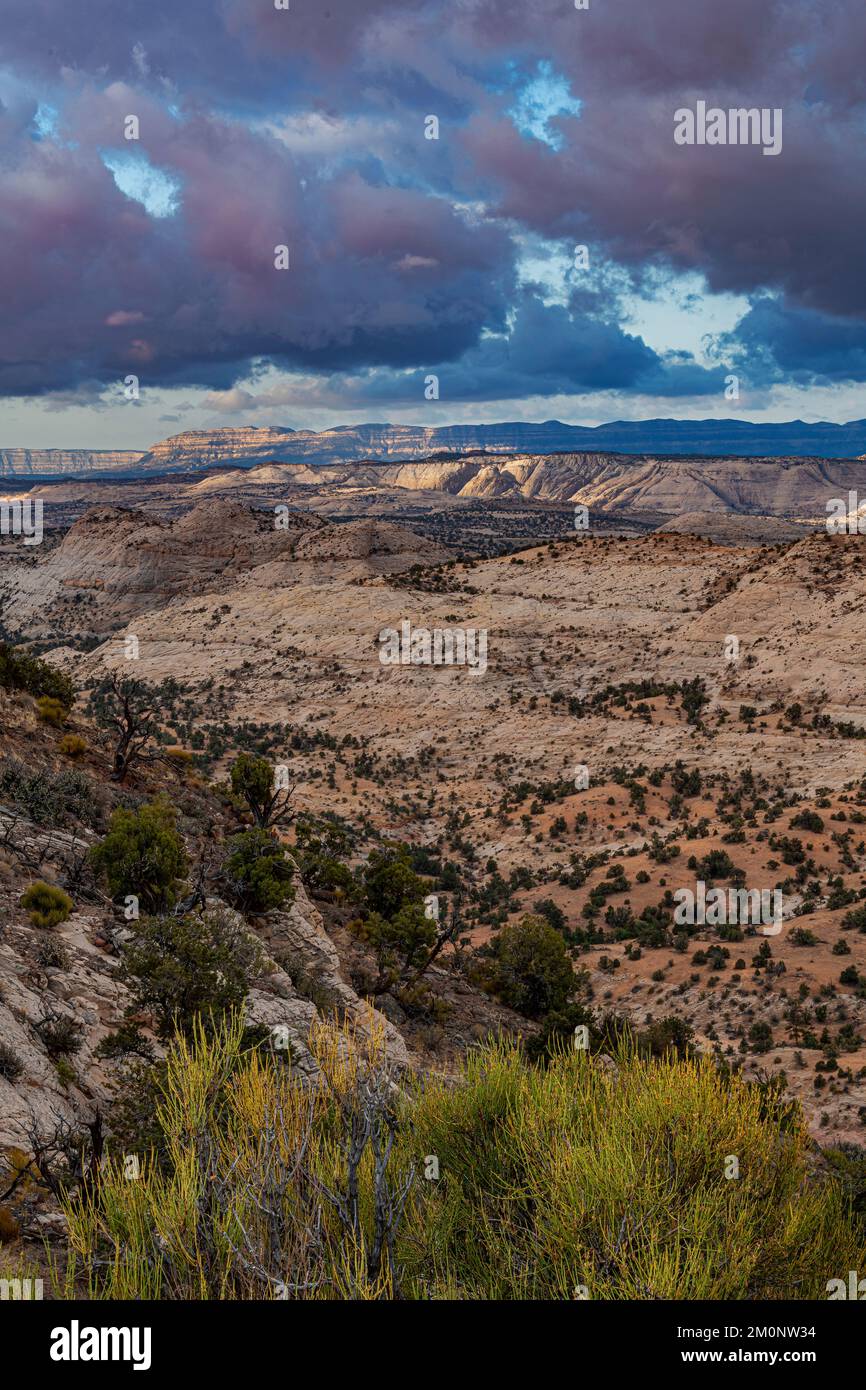 Early morning sky holds some vestiges of morning color as the sun gets