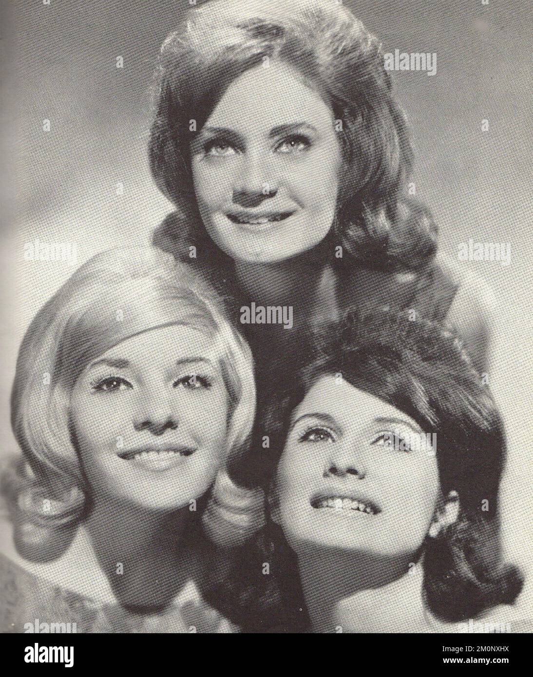 THE ANGELS Promotional photo of American pop trio about 1963 with from