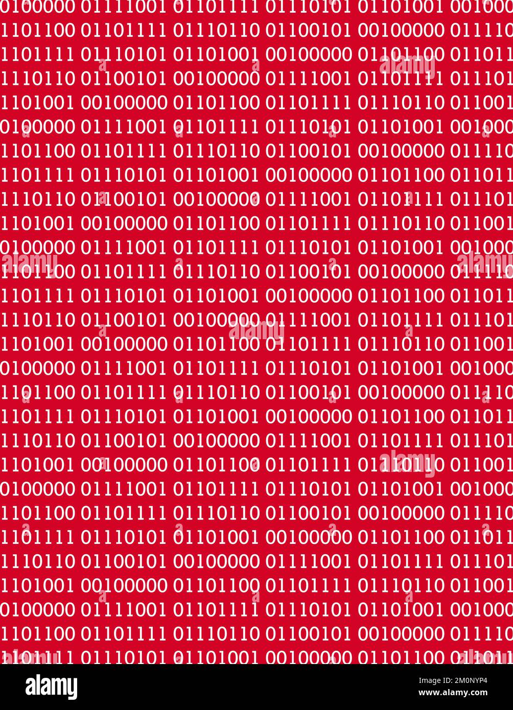 Binary code pattern with 0 and 1 Stock Photo - Alamy