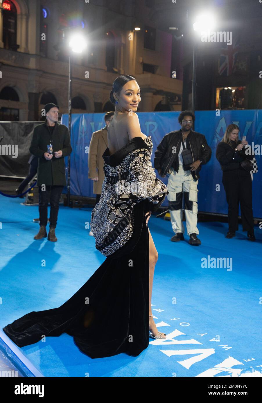 London, UK. 12th Oct, 2022. Jourdan Dunn attends AVATAR: The Way of the Water, World Premiere Arrivals at the Odeon Luxe, Leicester Square, London, England. Credit: S.A.M./Alamy Live News Stock Photo