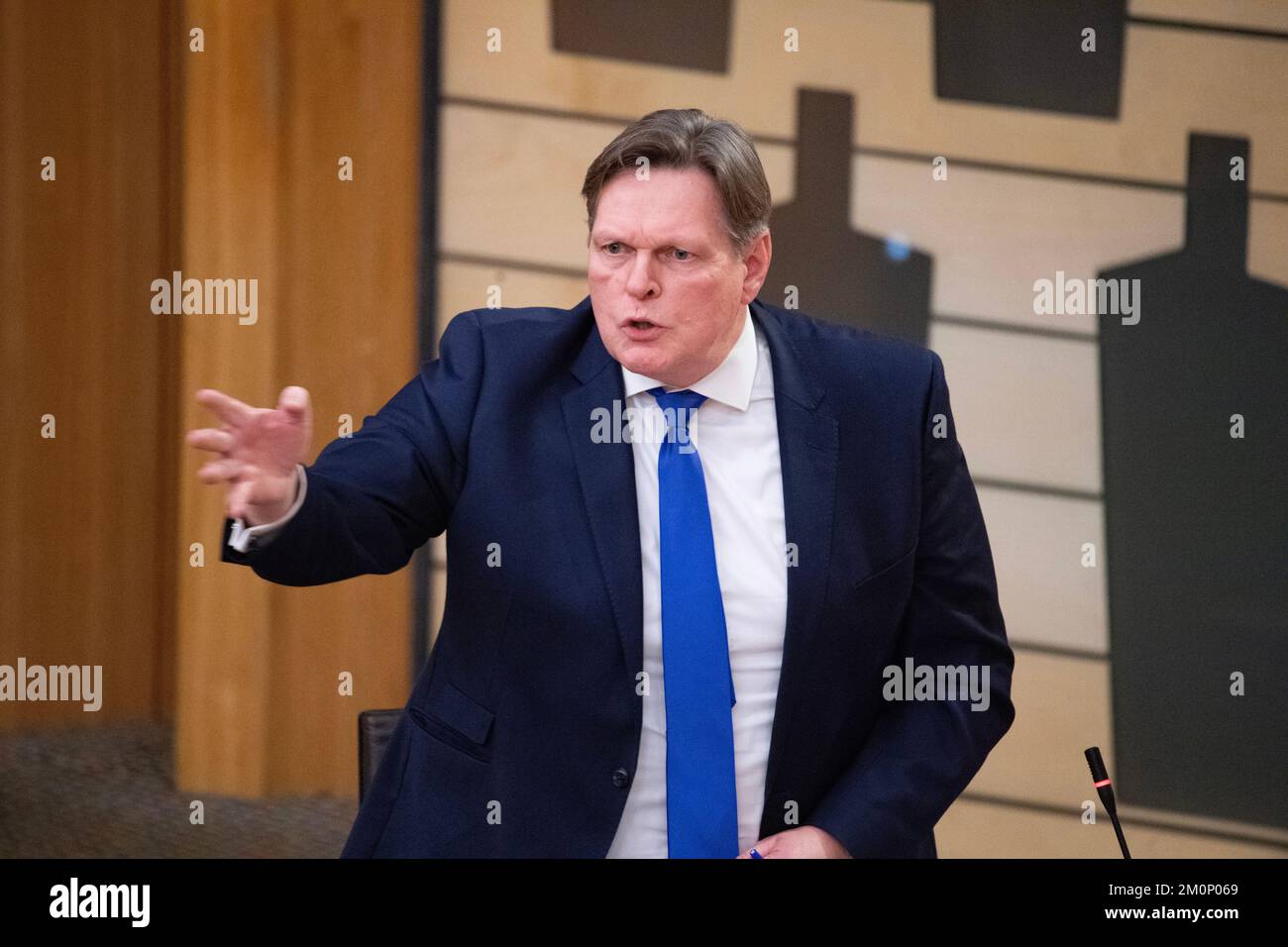 Edinburgh, Scotland, UK. 7th Dec, 2022. PICTURED: Stephen Kerr MSP